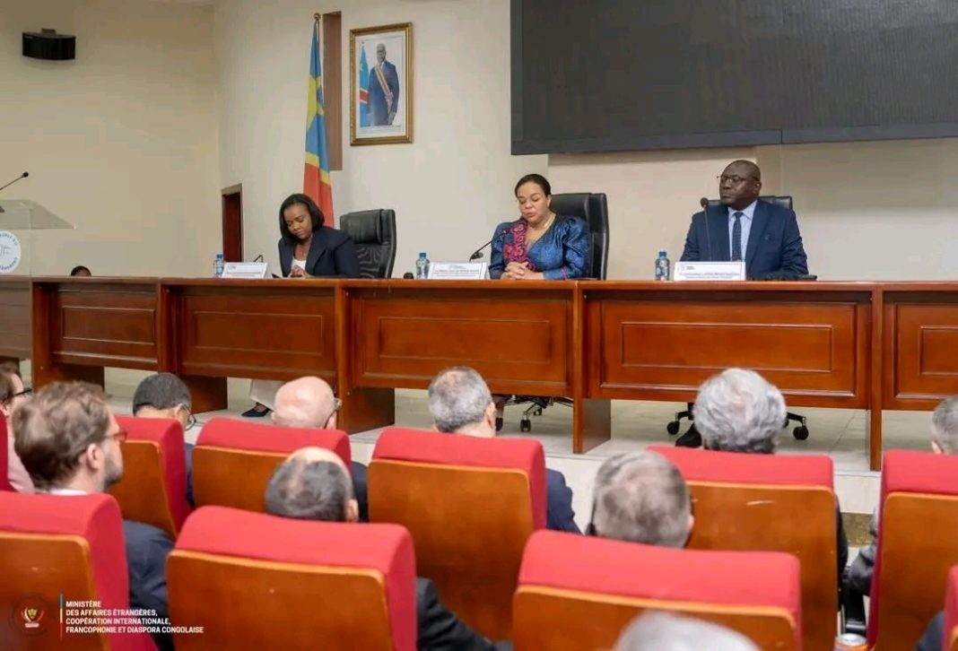 Thérèse Kayikwamba échange avec le corps diplomatique sur la crise sécuritaire et humanitaire en RDC